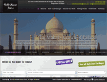 Tablet Screenshot of infoindiaholidays.com
